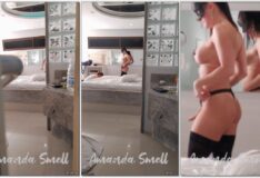 Vídeo picante de Amanda Smell fazendo conteúdo adulto com ruiva danadinha em um lugar reservado