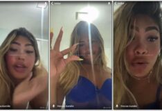 Kamille Dias fazendo nudez e exibindo suas bucetinha em tempo real