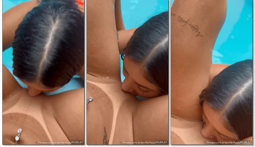 Kaylane Alves faz sexo oral na amiga em vídeo pornô
