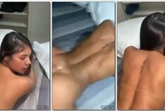 Laura Beatriz sendo íntima com seu parceiro e mostrando seu corpo nu depois