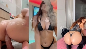 A estrela do onlyfans, Mia Melier, está arrasando nos vídeos sensuais mostrando seu corpo e se divertindo no privacy