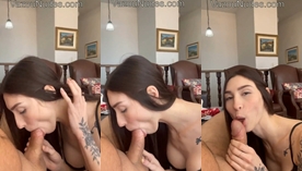 Vitoria Maboni fazendo um sexo oral caprichado no namorado e recebendo sua “recompensa”