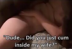 Cuckold creampie