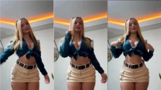 Sarah Estanislau, a loira do TikTok arrasando nos vídeos dançando com roupas moderninhas