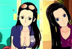 Nico robin hentai x nami