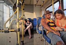 Porno casada no onibus